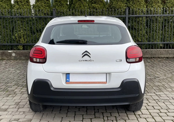 Citroen C3 cena 42999 przebieg: 59000, rok produkcji 2020 z Białystok małe 106